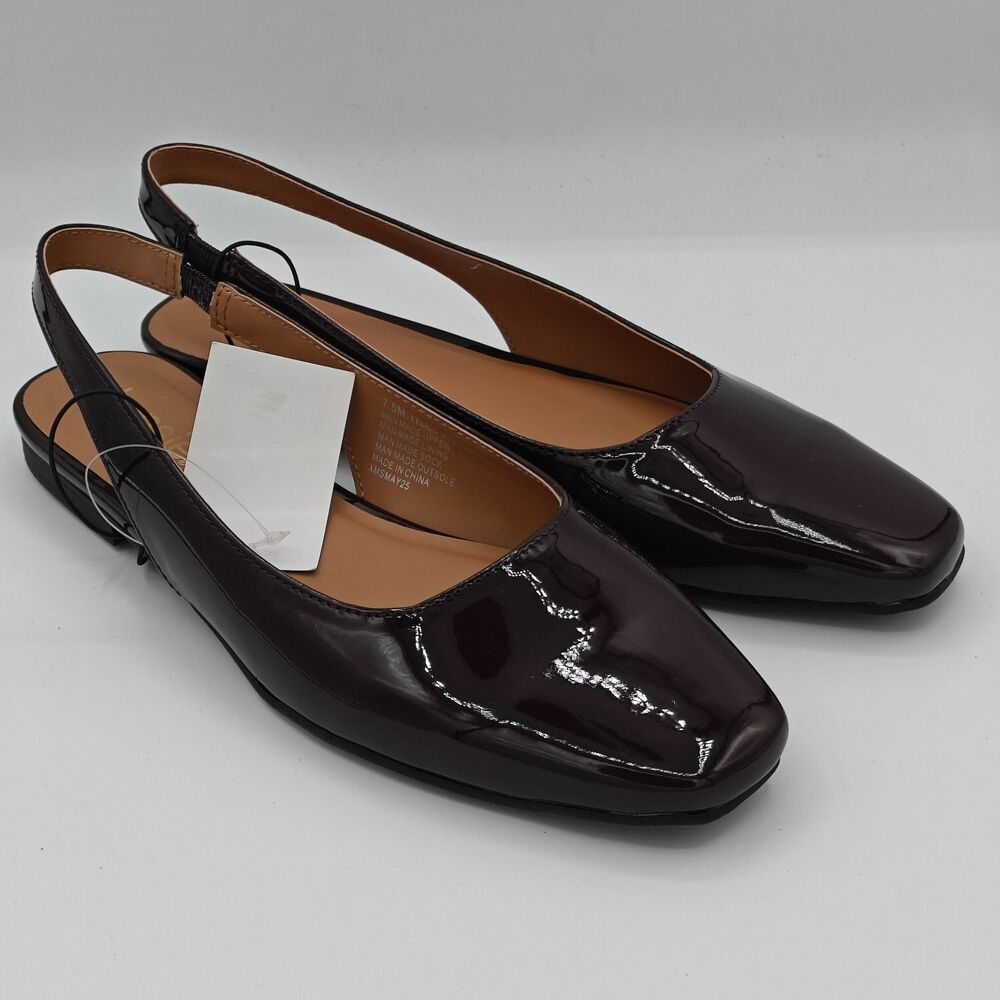 Kensie Women's Felice Slingback Flats RED